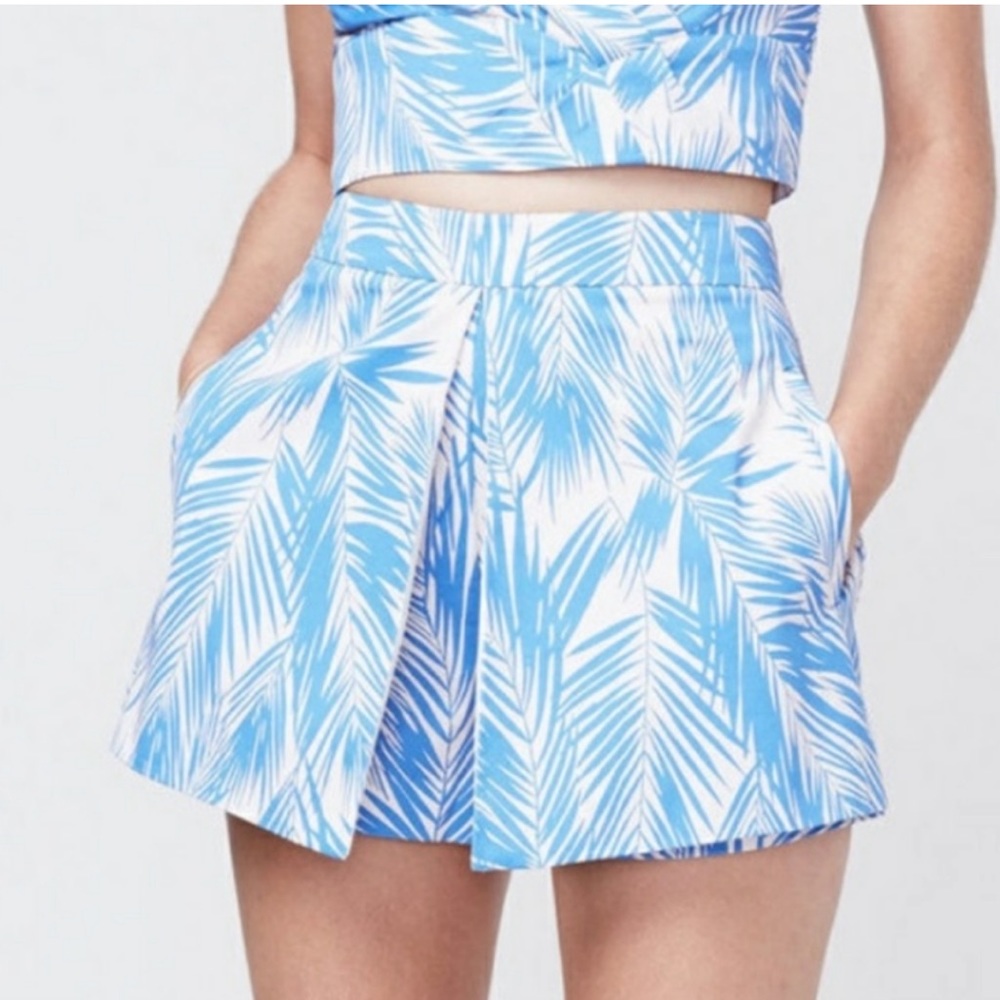 Rachel Roy Blue Palm Set